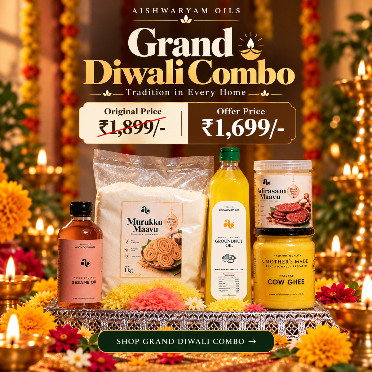 Aishwaryam's Grand Diwali Combo