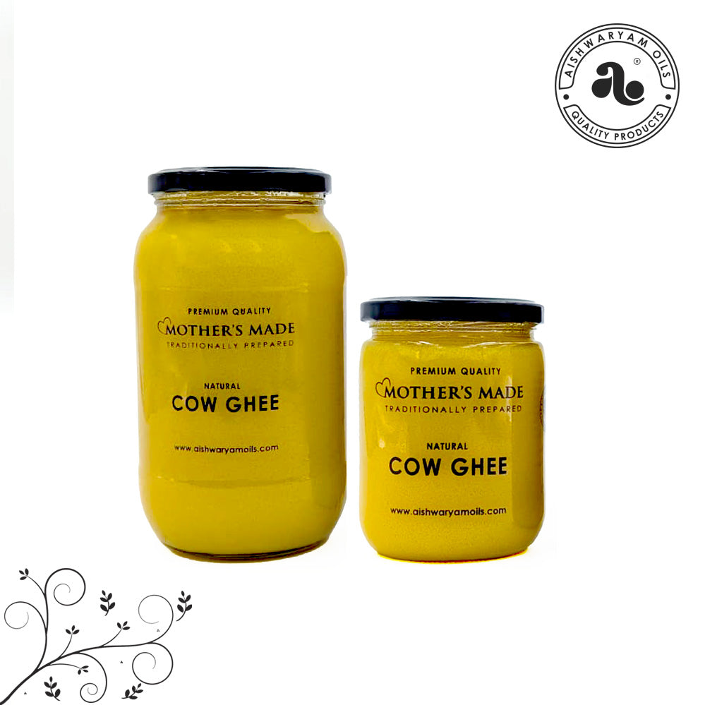 Pure Cow Ghee 1 L & 500ml Combo (Pack of 2)