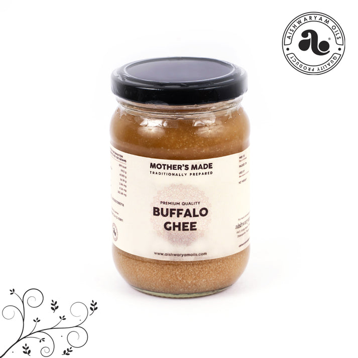 Pure Buffalo Ghee 250ml - Traditional Organic Ghee – Aishwaryam Oils