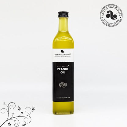 Groundnut Oil 750ml (Glass Bottle)