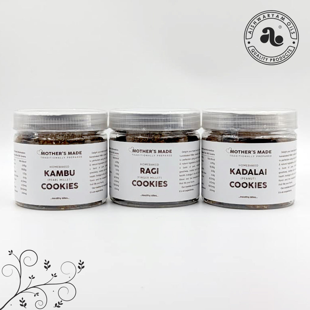 Ragi, Kambu & Kadalai Cookies Combo Pack