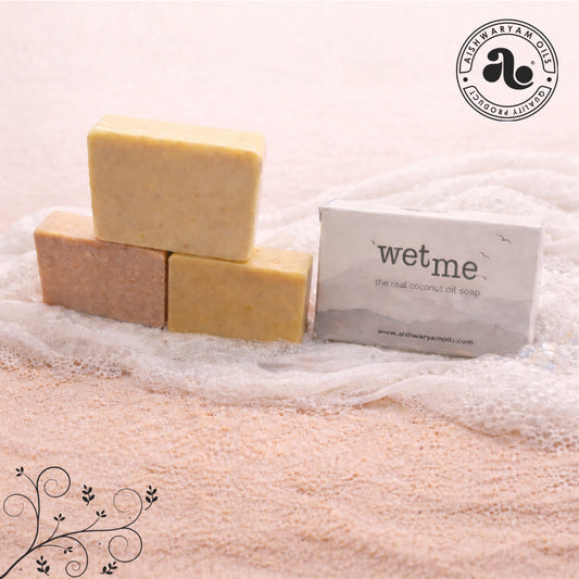 Manjistha, Turmeric & Multani Mitti Soap Combo Pack of 3 (100g Each)