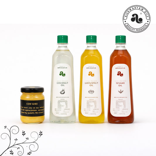 Try Aishwaryam Oils Trial Combo Pack – Experience the Purity of Tradition